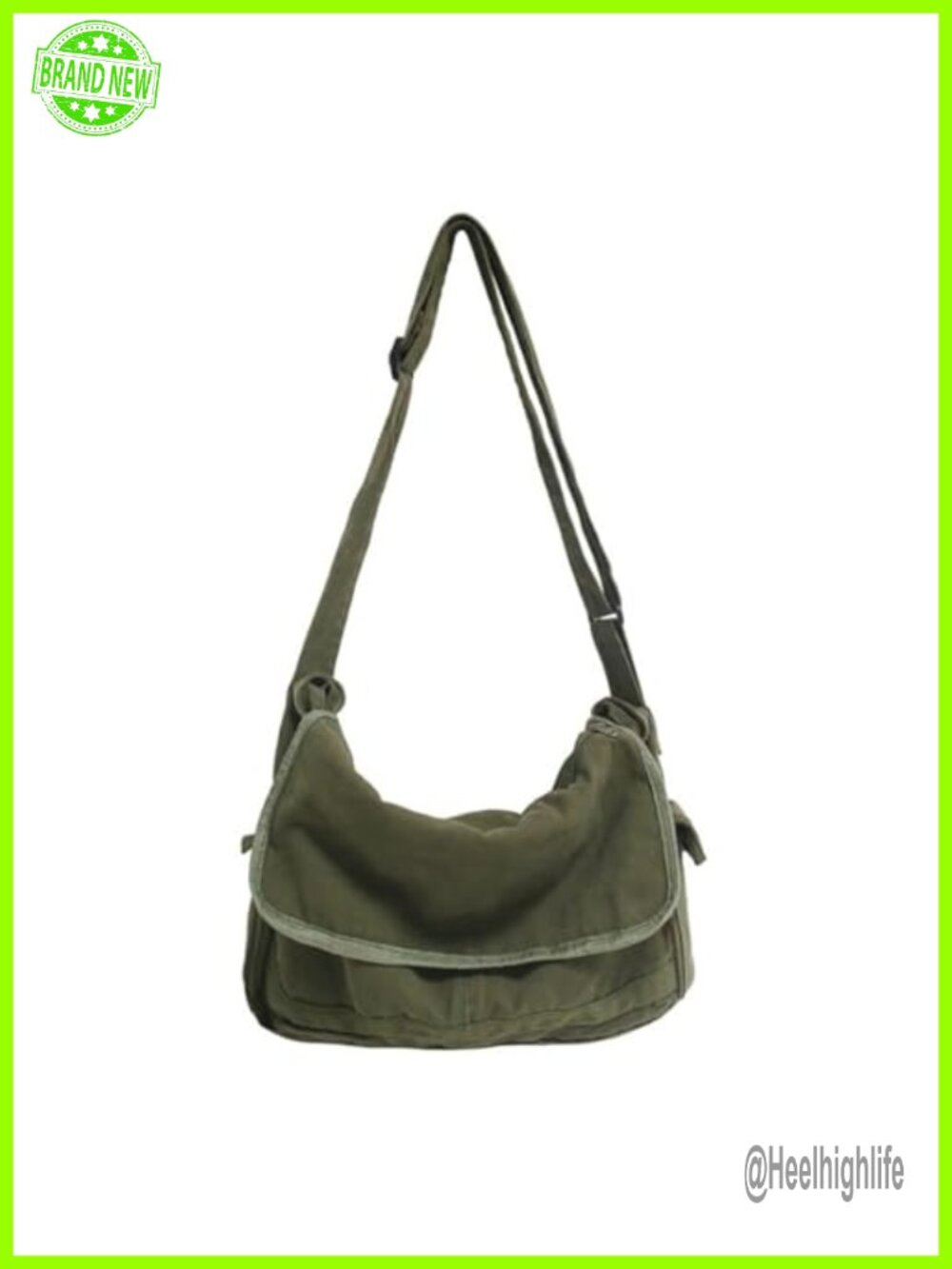 Canvas Messenger Bag Crossbody Satchel Shoulder Bag Travel Work College Gift